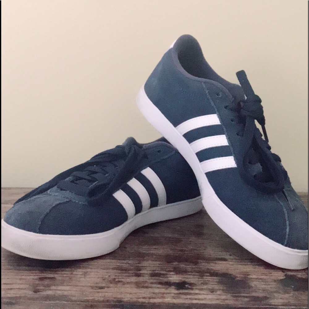 Navy Adidas shoes